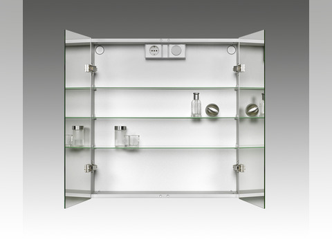 Spiegelschrank LyndALU aluminium Jokey
