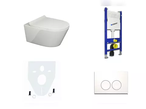 Geberit & SSWW WC-Set.08 Spülkasten UP100...