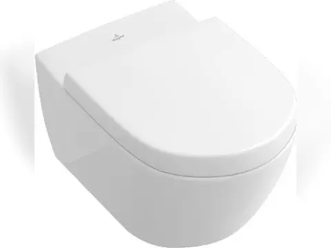 Wand Hänge WC Toilette - spülrandlos - Keramik...