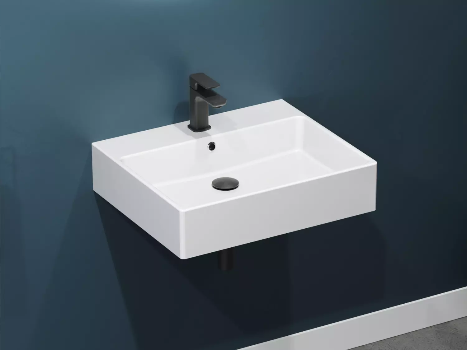 Waschbecken 60cm - Solo - 10.05.30.01