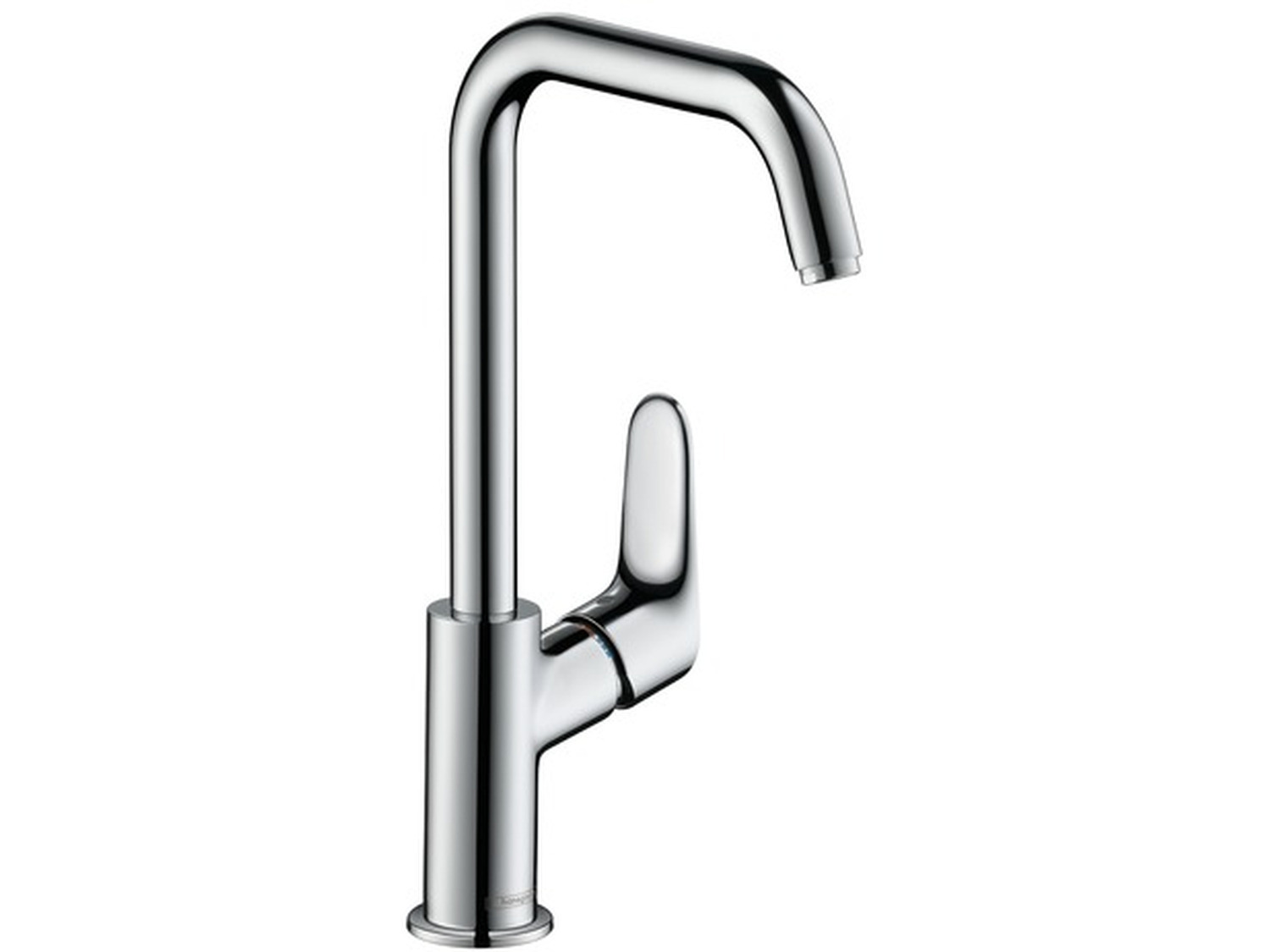 hansgrohe Waschtischmischer 240 FOCUS chrom,mit Ablaufgarnitur, Schwenkauslauf