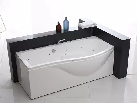 Whirlpool 180cm Rechteck-Badewanne PRO.A1901