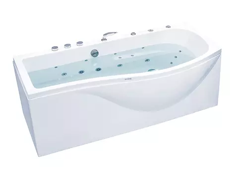 Whirlpool 180cm Rechteck-Badewanne PRO.A1901