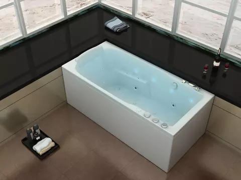 Whirlpool 170cm Rechteck-Badewanne PRO.A1904