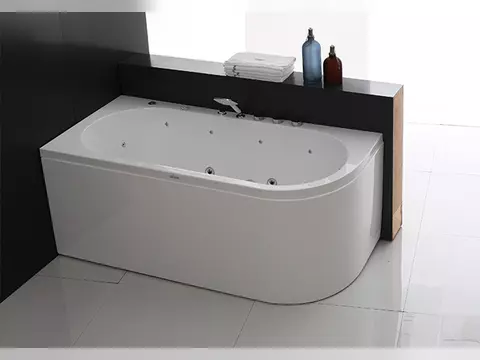 Whirlpool 175cm Rechteck-Badewanne PRO.A2201