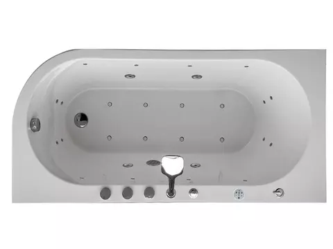 Whirlpool 175cm Rechteck-Badewanne PRO.A2201