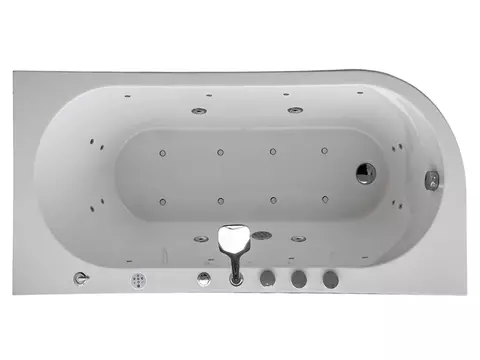 Whirlpool 175cm Rechteck-Badewanne PRO.A2201