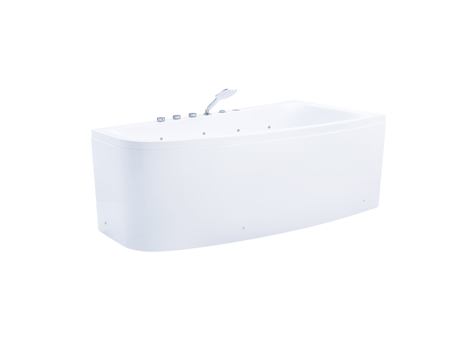 Whirlpool 170cm Raumspar-Badewanne PRO.A2203