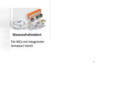 Aqua Bagno Wasseraufnahmeblech JomoLine, für Dusch...