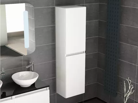 Aqua Bagno Seitenschrank Mia weiß, (400x1500x300mm)