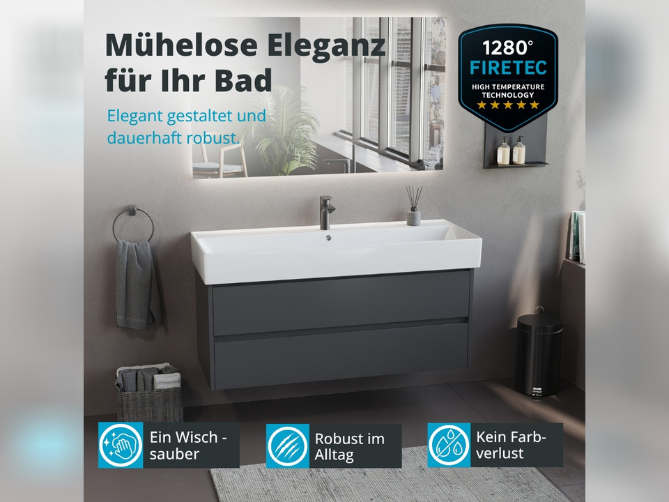 Waschbecken Aufsatzwaschtisch 121cm - Loft Air - 10.14.30.004.01