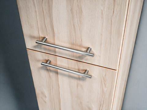 Aqua Bagno Seitenschrank Flex Serie Eiche Gold,...