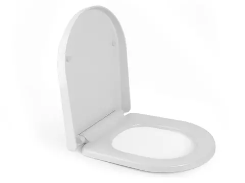 Aqua Bagno ZERO WC-Sitz D-FORM mit Absenkautomatik aus...