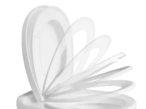 Aqua Bagno ZERO WC-Sitz D-FORM mit Absenkautomatik aus...
