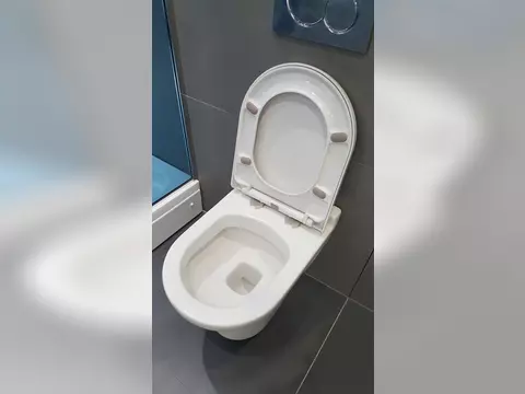 Aqua Bagno ZERO WC-Sitz D-FORM mit Absenkautomatik aus...