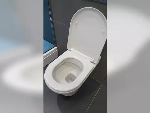 Aqua Bagno ZERO WC-Sitz D-FORM mit Absenkautomatik aus...