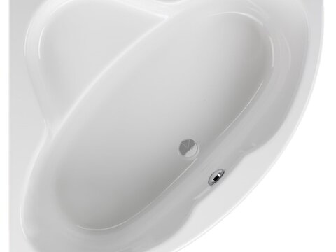 Schröder Badewanne Eck Badewanne weiß, 120x120x40,5 cm Ella120