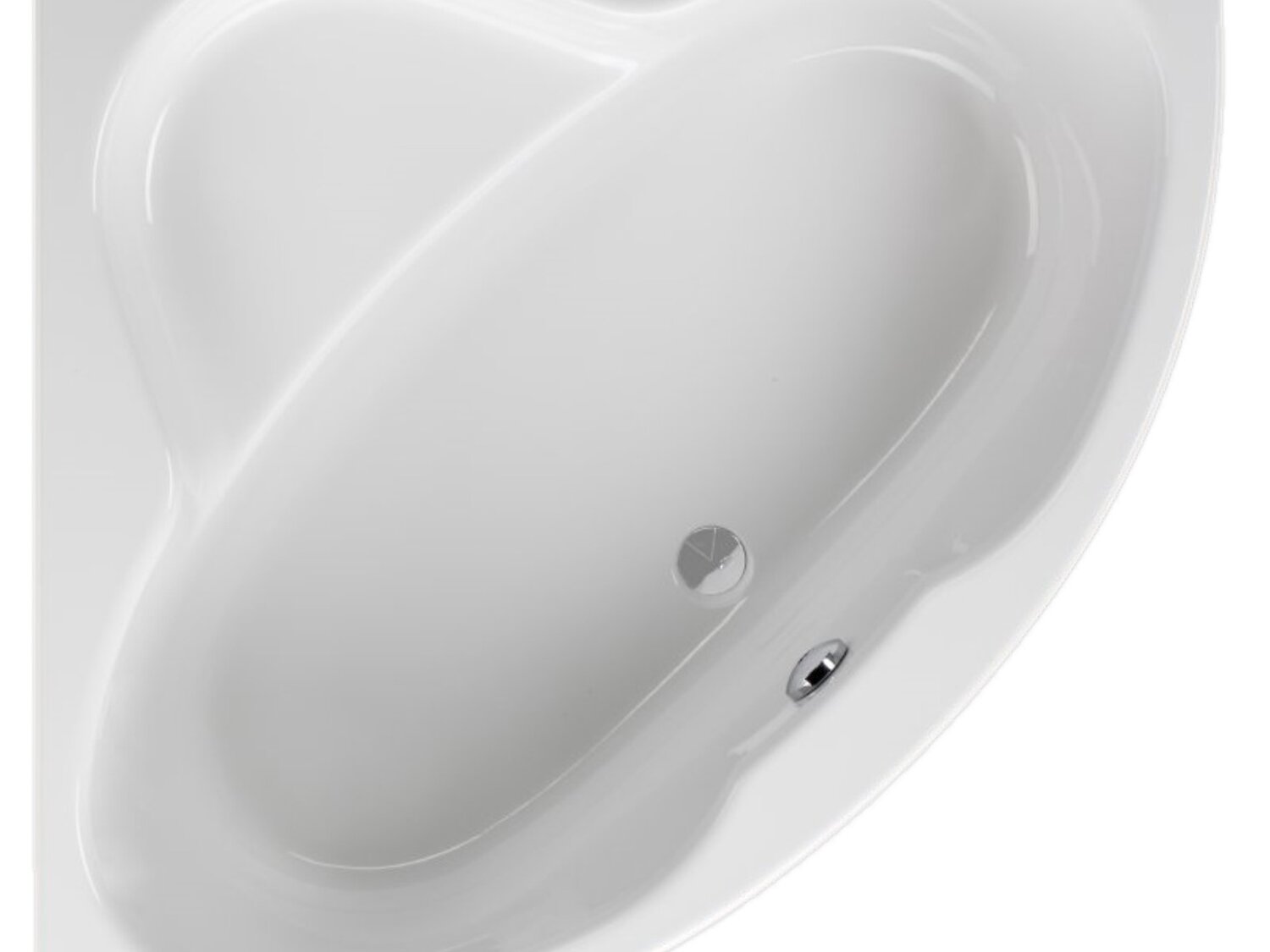 Schr&ouml;der Badewanne Eck Badewanne wei&szlig;, 120x120x40,5 cm Ella120