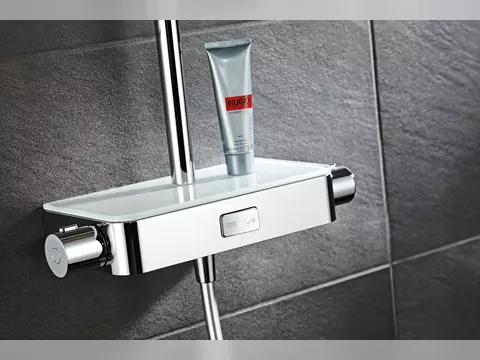 HSK AquaSwitch Softcube Mix Shower-Set mit Kopfbrause...