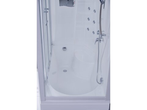 Dampfdusche Dampfsauna Rechteck mit Wanne BU103A