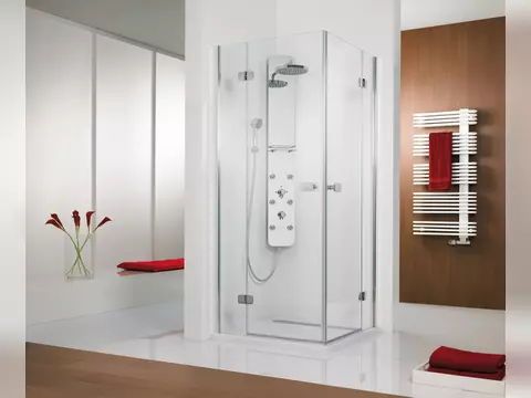 HSK Duschkabine Premium Softcube Eckeinstieg, 4-teilig...