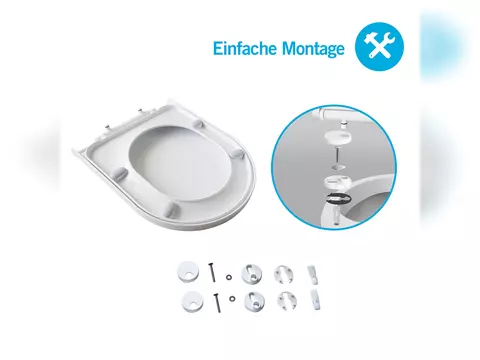 Aqua Bagno Pearl WC-Sitz inkl. Absenkautomatik Softclose