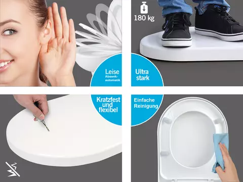 Aqua Bagno Crown WC-Sitz inkl. Absenkautomatik Softclose