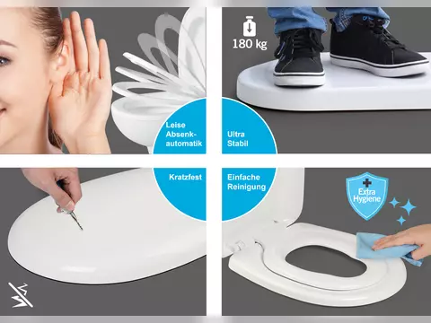 Aqua Bagno Junior WC-Sitz inkl. Absenkautomatik Softclose