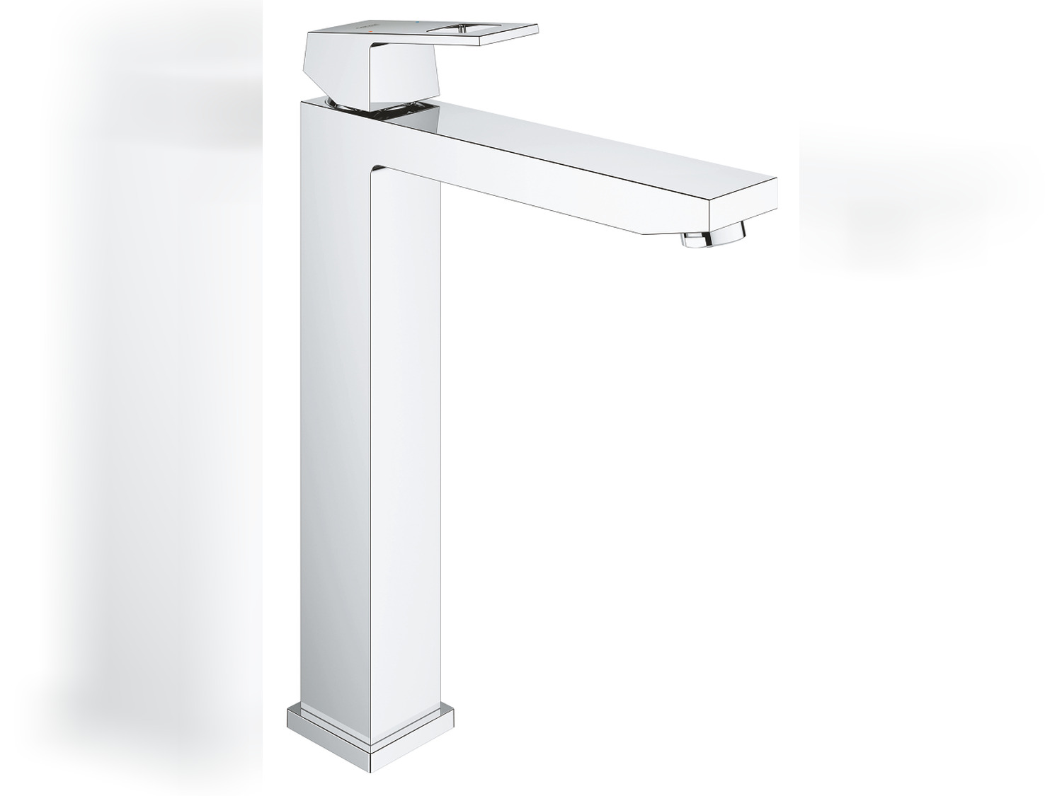 Grohe Eurocube Einhand-Waschtischbatterie, XL-Size mit Ablaufgarnitur Ausladung 180mm