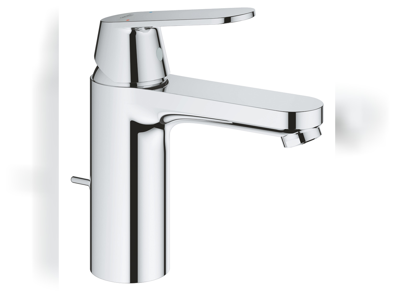 Grohe Eurosmart Cosmopolitan Einhand-Waschtischbatterie, M-Size mit Ablaufgarnitur Ausladung 122mm