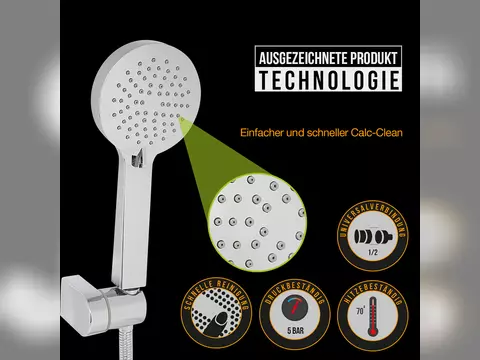 Aqua Bagno Handbrause Smile mit 3 verschiedenen...