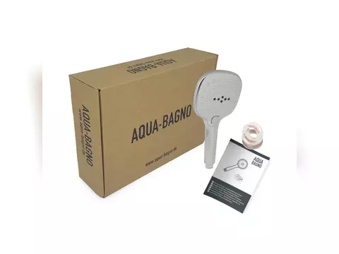 Aqua Bagno Handbrause Zero mit 3 Strahlarten und...