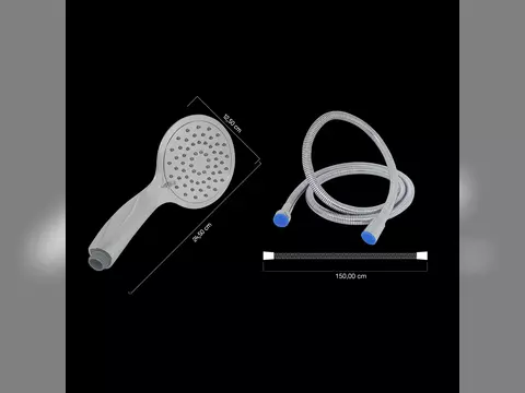 Aqua Bagno Handbrause-Set Talis 2- teilig Handbrause mit...
