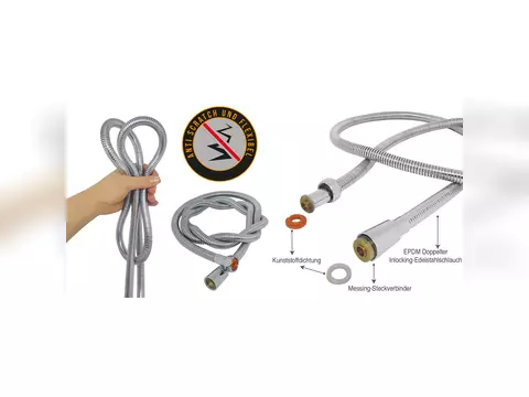 Aqua Bagno Handbrause-Set Smile 2 teilig Handbrause und...