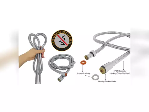 Aqua Bagno Handbrause-Set Zero 2-teilig Handbrause und...