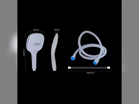 Aqua Bagno Handbrause-Set Zero 2-teilig Handbrause und...