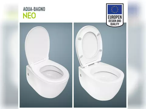 Aqua Bagno Neo - WC-Sitz mit Absenkautomatik Softclose...