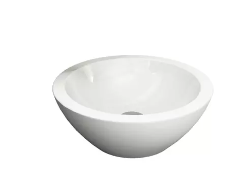 Waschbecken Aufsatzwaschtisch 43cm - Tondo - KR42