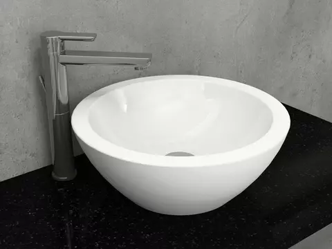 Waschbecken Aufsatzwaschtisch 43cm - Tondo - KR42