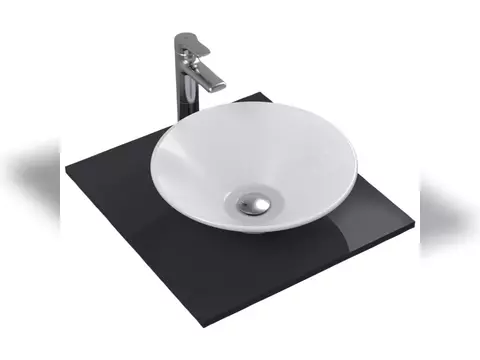 Waschbecken Aufsatzwaschtisch 45cm - Tondo - KR44