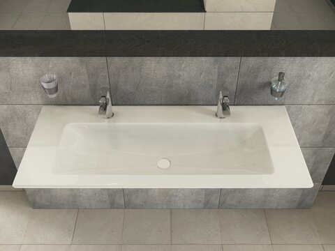 Villeroy & Boch Venticello Schrankwaschtisch weiß mit CeramicPlus