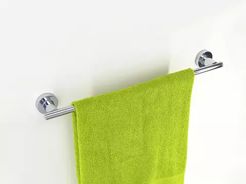 Aqua Bagno ZERO Handtuchhalter zur Wandmontage chrom 50cm...