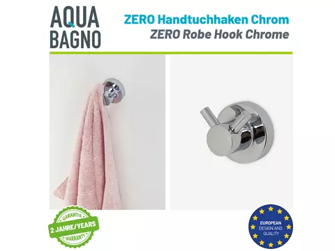 Aqua Bagno ZERO Handtuchhaken chrom