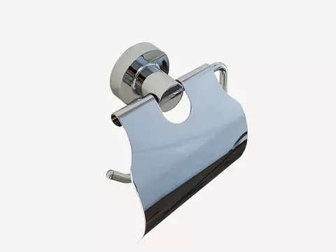 Aqua Bagno ZERO Toilettenpapierhalter mit Abdeckung chrom...