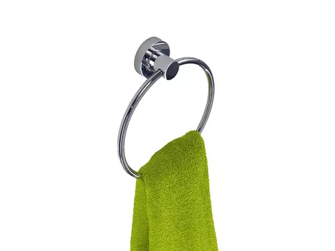 Aqua Bagno ZERO Handtuchring Handtuchhalter geschlossen...