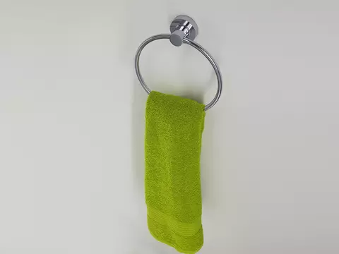 Aqua Bagno ZERO Handtuchring Handtuchhalter geschlossen...