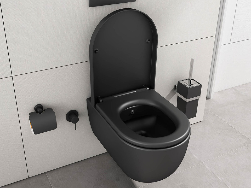 Wand-WC Anschlussgarnitur 90/110 180 mm Anschluss-Set / Schallschutz-Set, WCs, Bidets und Urinale, Zubehör, Bad