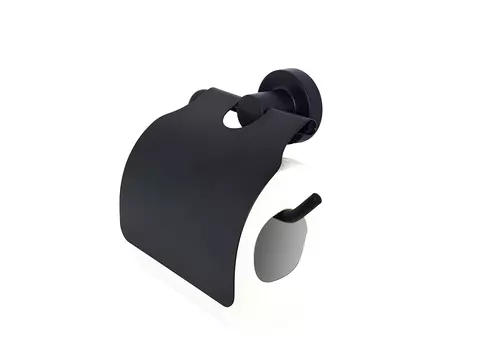 Aqua Bagno ZERO Toilettenpapierhalter mit Abdeckung...