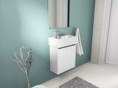 Aqua Bagno Gäste-Badmöbel Arkotekt weiß...