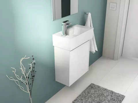 Aqua Bagno Gäste-Badmöbel Arkotekt weiß...